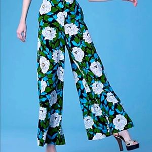 Silk Diane von Furstenberg Palazzo Pants